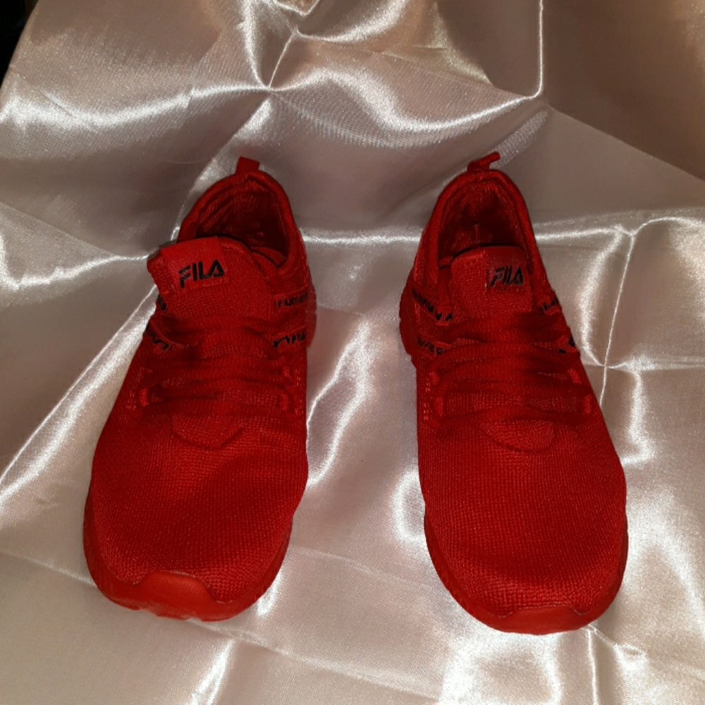 Fila kids sneakers red